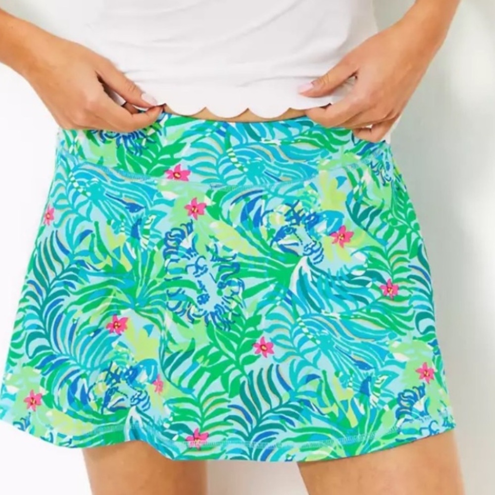 Lilly Pulitzer Women's Aila Skort UPF 50+ Multi Via Parigi Skort